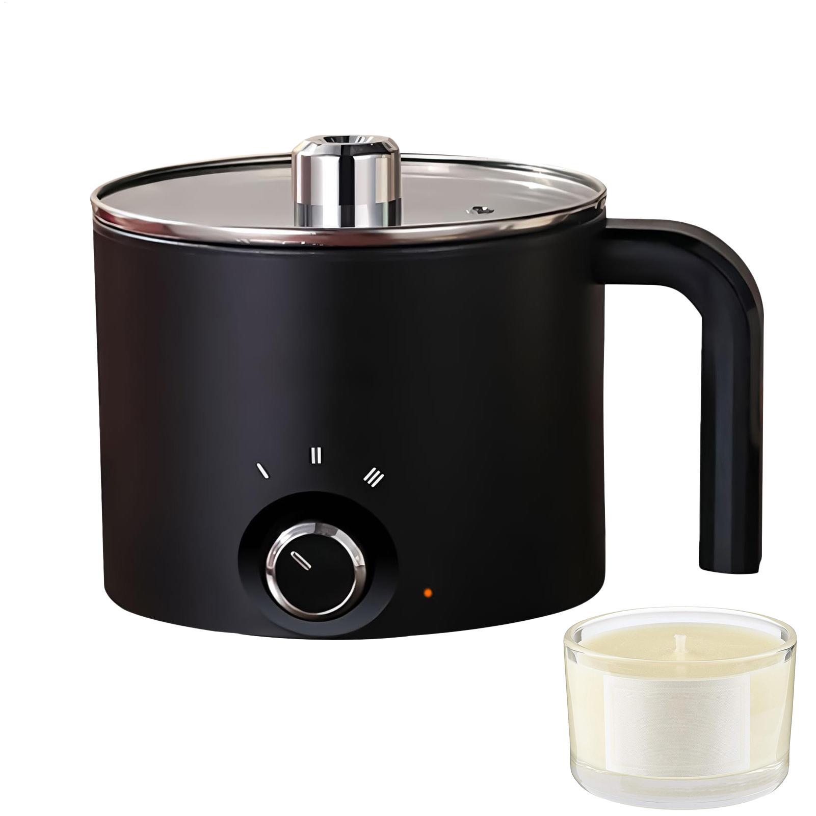 Candle Supplies Storage - キャンドルワックス溶解ポット 1.5L 大型ステンレス製電気式ノンスティックキャンドル製造ポット 溶解ピッチャー (石鹸、キャンディー、チョコレート用)