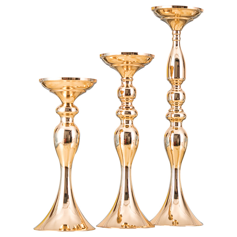 Candle Supplies Europe - 3 色メタルマーメイド燭台キャンドルホルダー道路リード花瓶結婚式の供給