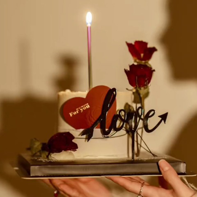 30/50 ボックスグラデーションカラー誕生日キャンドルケー - Candle For Supplies のレビューと価格