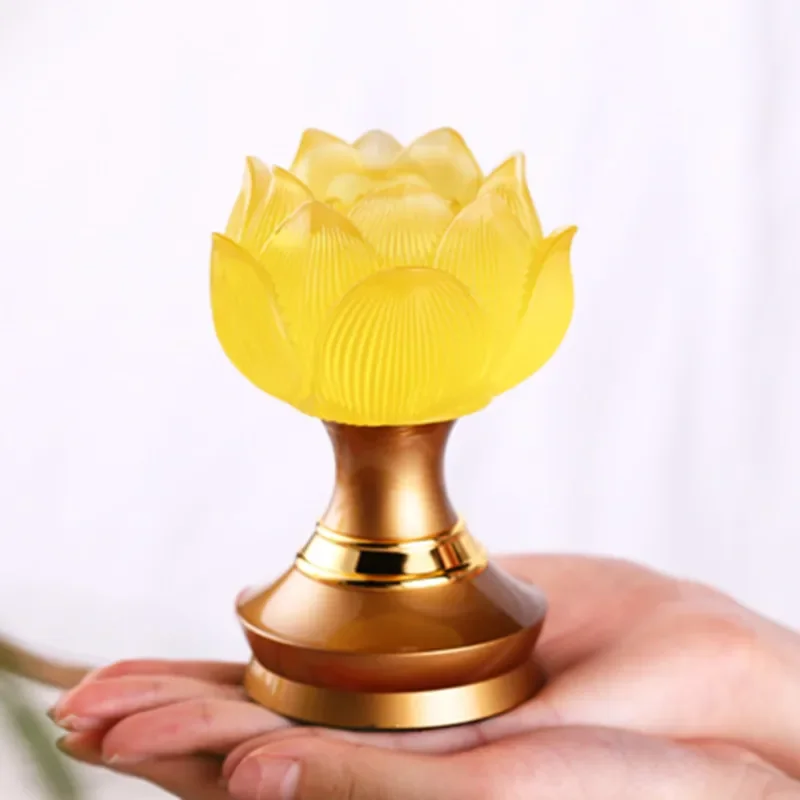 1個 中国製 琉璃蓮模造燭台飾り ホームアクセサリー 仏殿装 - Candle Supplies Europe のレビューと価格