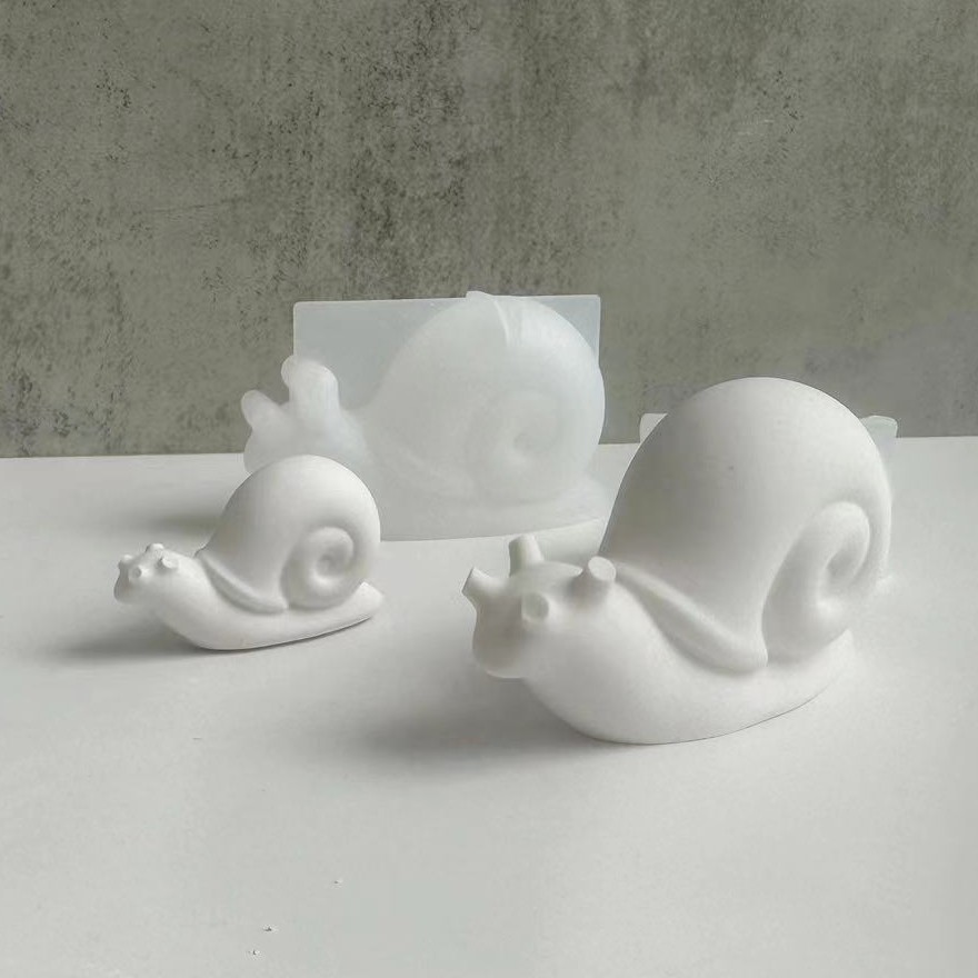 カタツムリ動物シリコーン型 DIY アロマキャンドル石鹸石膏 - Candle Supplies Storage のレビューと価格