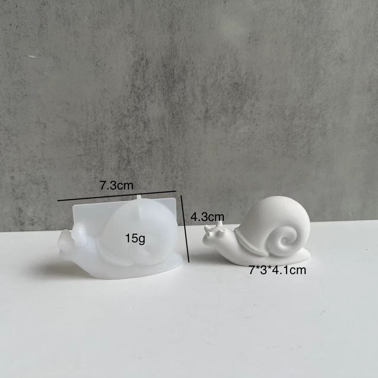 カタツムリ動物シリコーン型 DIY アロマキャンドル石鹸石膏 - Candle Supplies Storage のレビューと価格
