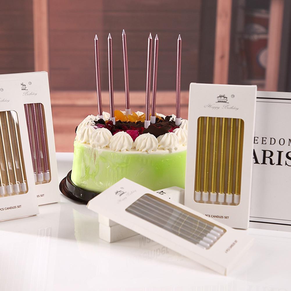 6/18個入り メタル ゴールド シルバー 誕生日キャンドル - Candle For Supplies のレビューと価格