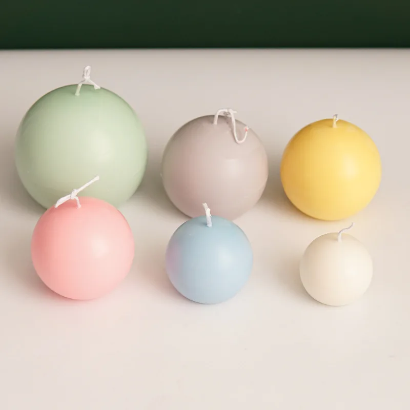 5-8 センチメートル球状キャンドルプラスチック金型家の装飾 - Candle Supplies Storage のレビューと価格