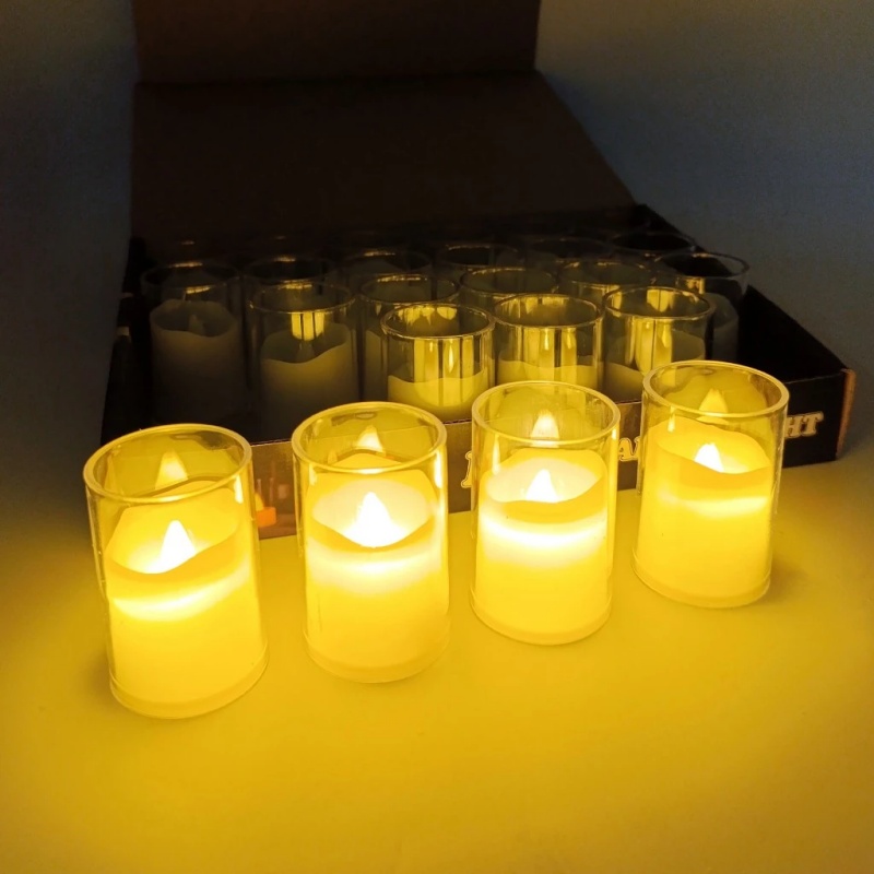 1 個フレームレス LED ティーライトキャンドルボタン電池 - Candle Zero のレビューと価格