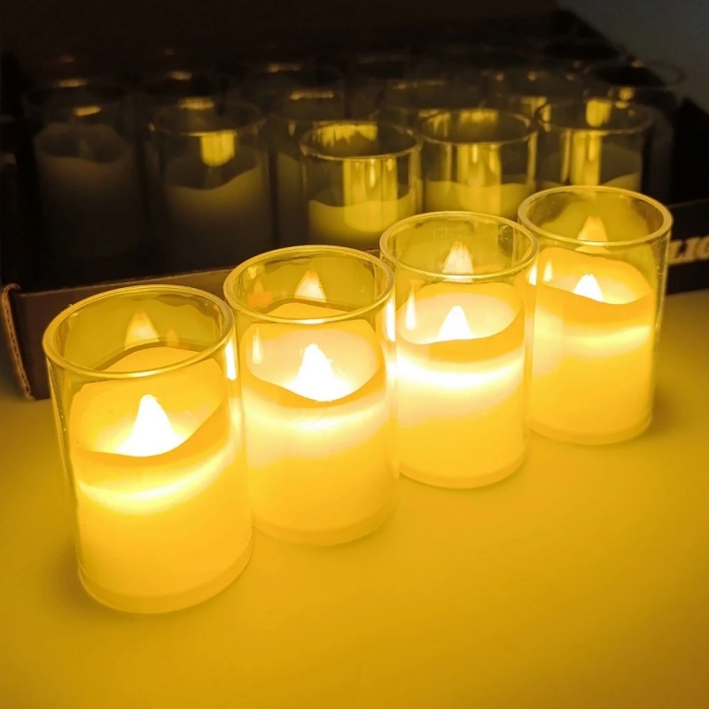 1 個フレームレス LED ティーライトキャンドルボタン電池 - Candle Zero のレビューと価格