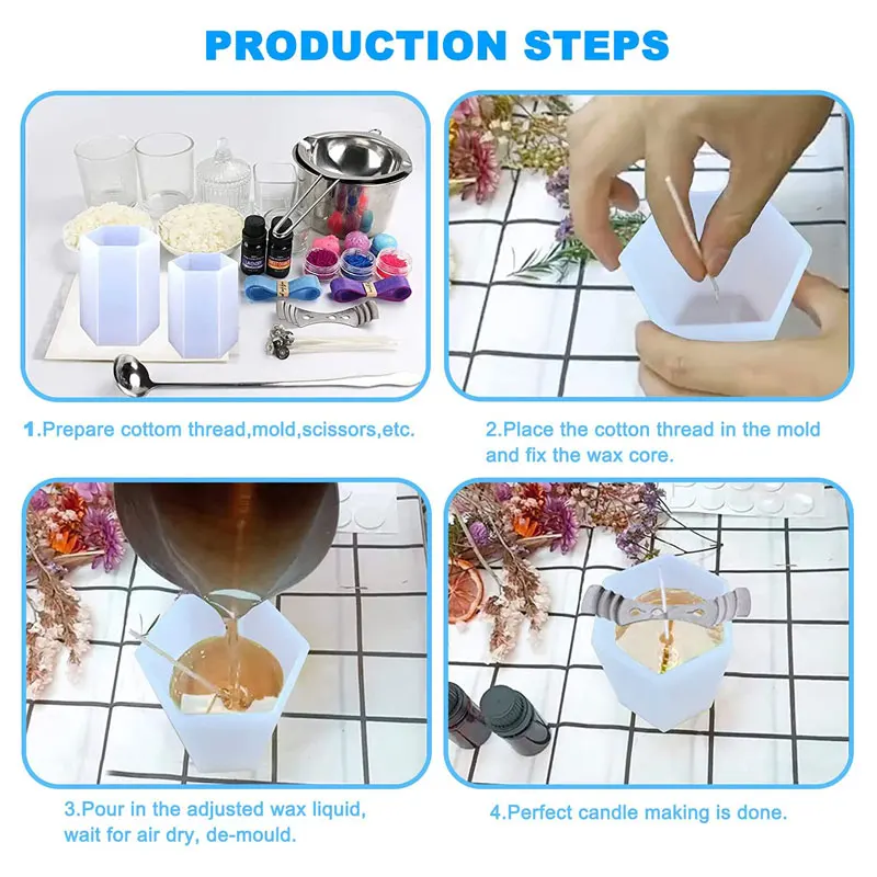 シリコンモールド,エポキシ樹脂,成形金型,日曜大工用,ワック - Candle Supplies Storage のレビューと価格