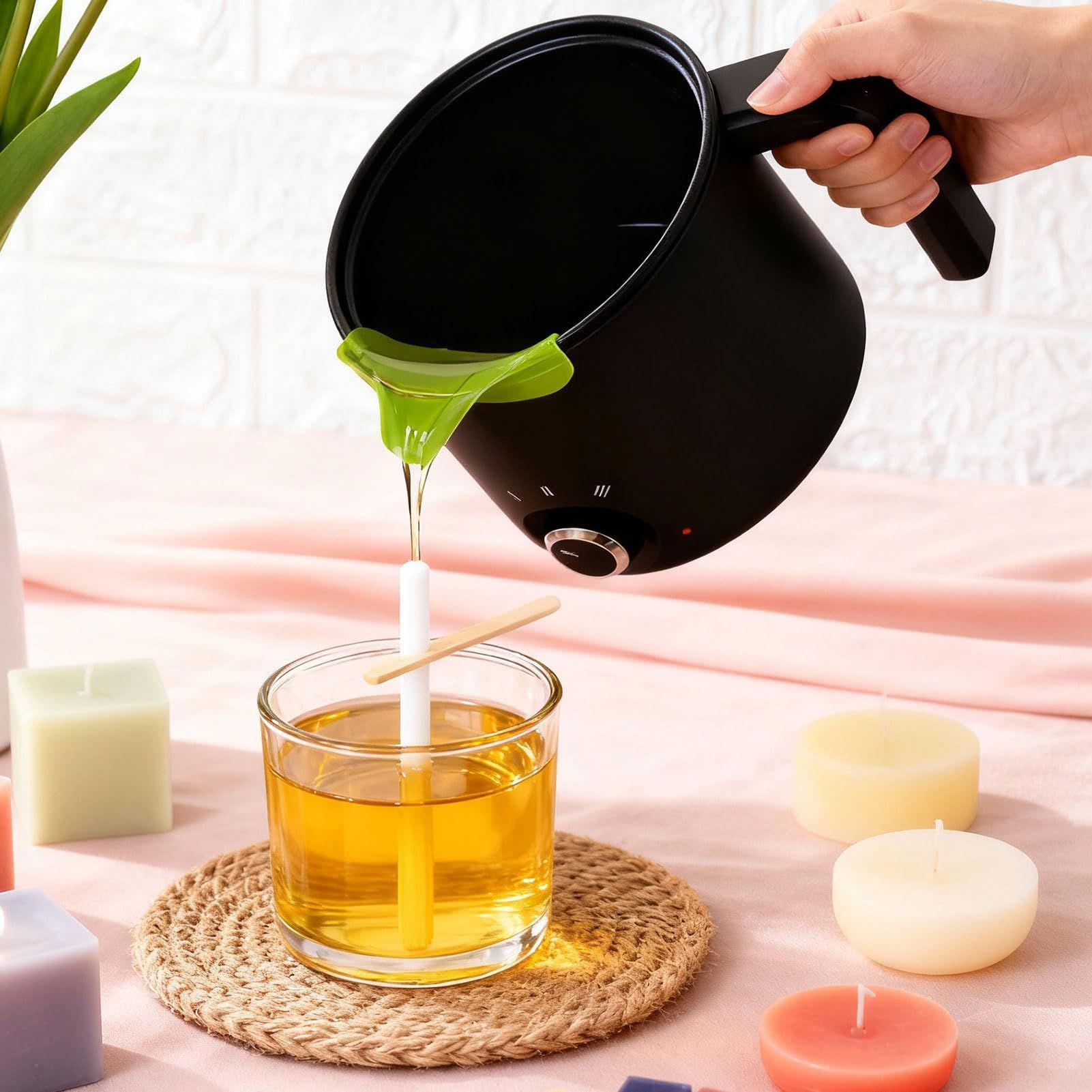 キャンドルワックス溶解ポット 1.5L 大型ステンレス製電気 - Candle Supplies Storage のレビューと価格