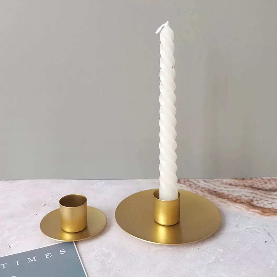 キャンドルホルダー絶妙な金属製燭台テーブルキャンドルスタンド - Candle Supplies Europe のレビューと価格