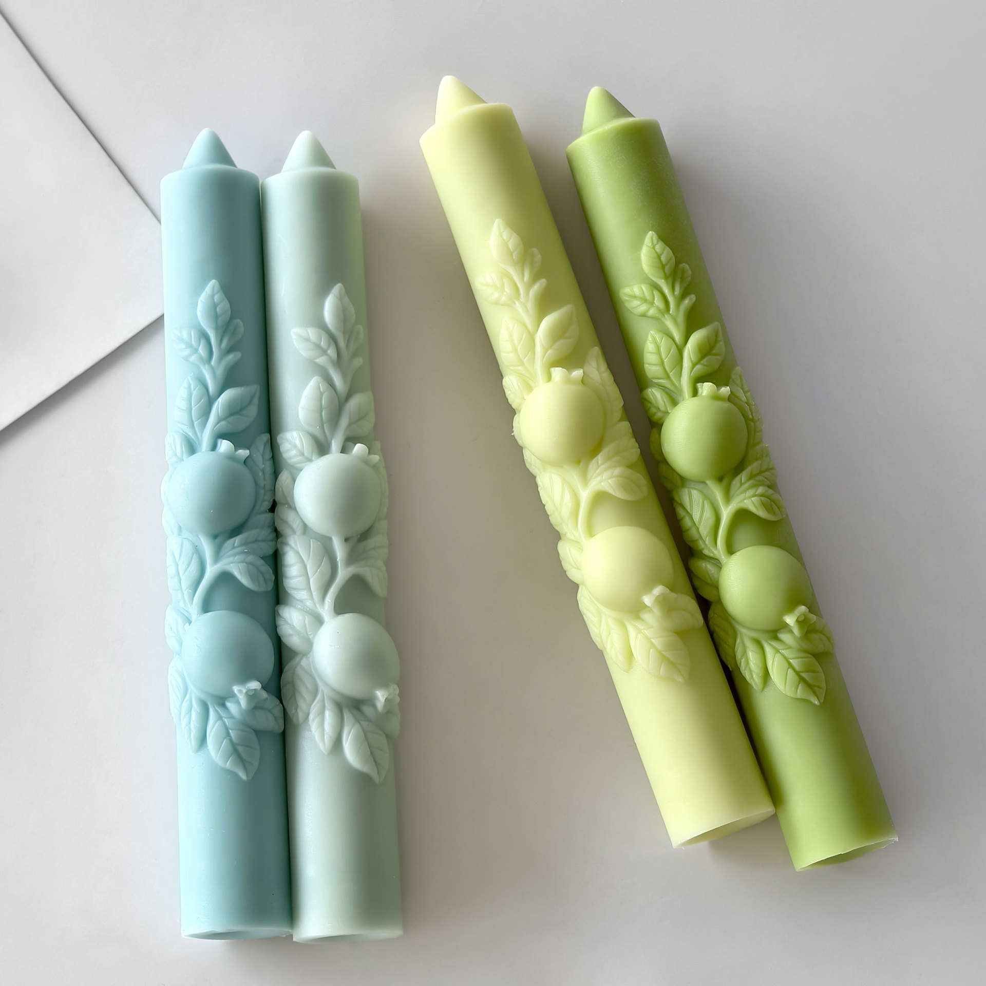 DIY ザクロ型 ロングロッド シリコンキャンドルモールド  - Candle Supplies Store のレビューと価格