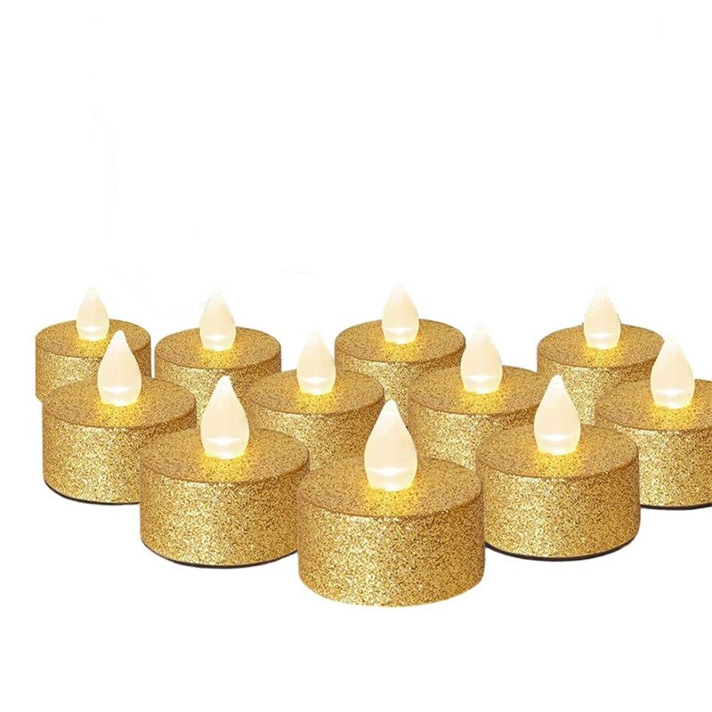 ABFI 電池式 LED ティーライト、24 個パック、ゴー - Candle Zero のレビューと価格