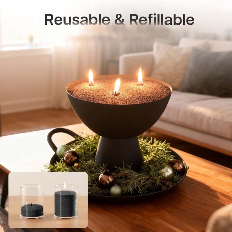 黒色のキャンドルサンド（芯付き）、200g、10個の芯付きパ - Candle Supplies Storage のレビューと価格