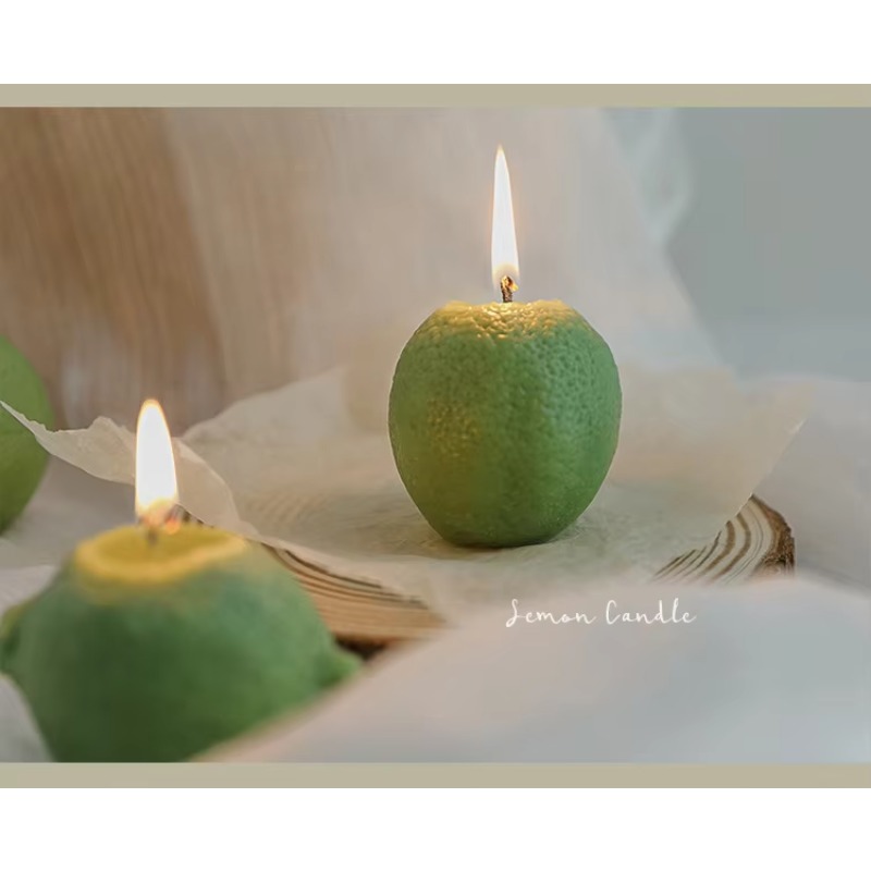 カスタムホームデコレーション レモンキャンドル フォトシーン - Candle For Supplies のレビューと価格