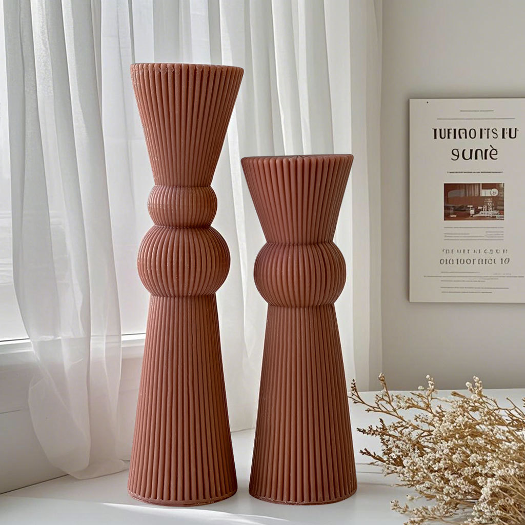 DIY ロングロッドストライプ柱キャンドルモールド手作りシリ - Candle Supplies Store のレビューと価格
